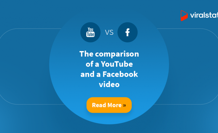 The comparison of a YouTube and a Facebook video