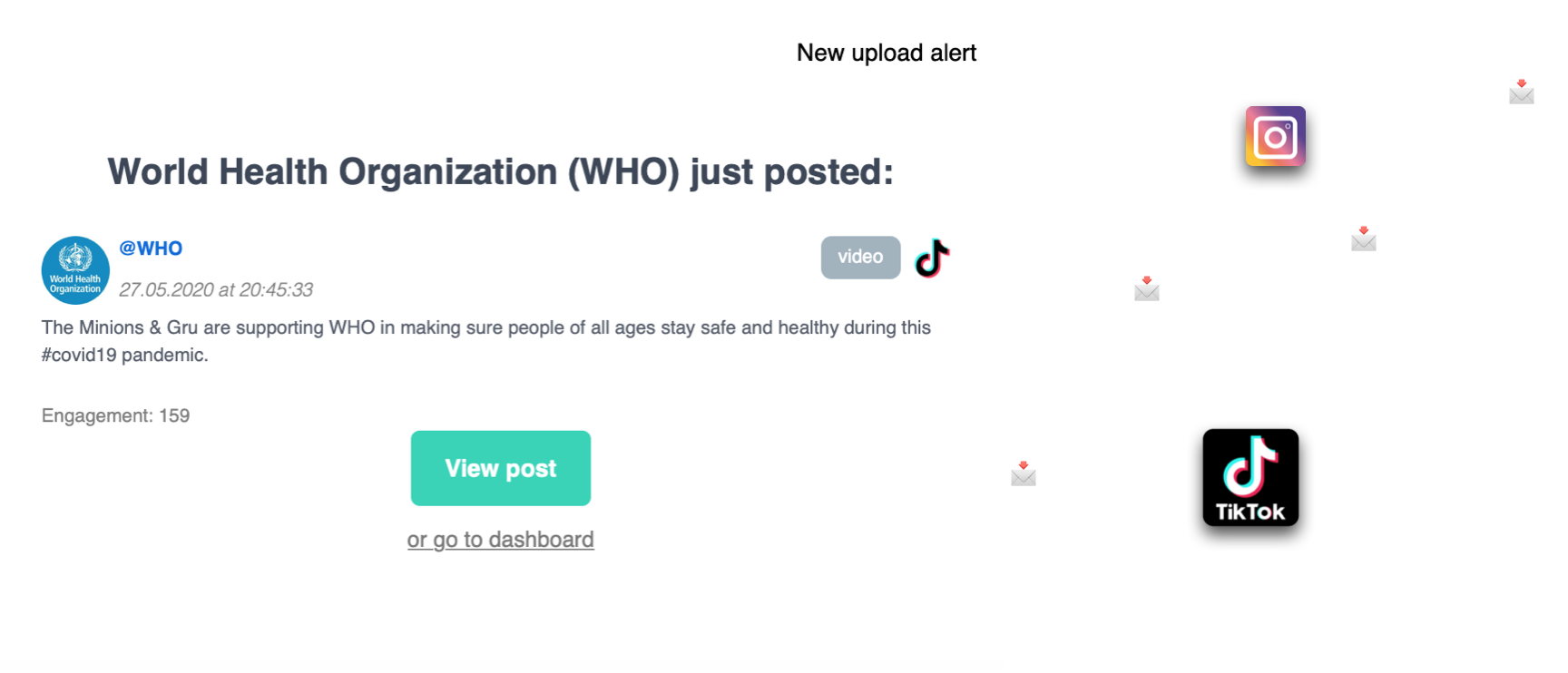 updates notifications app